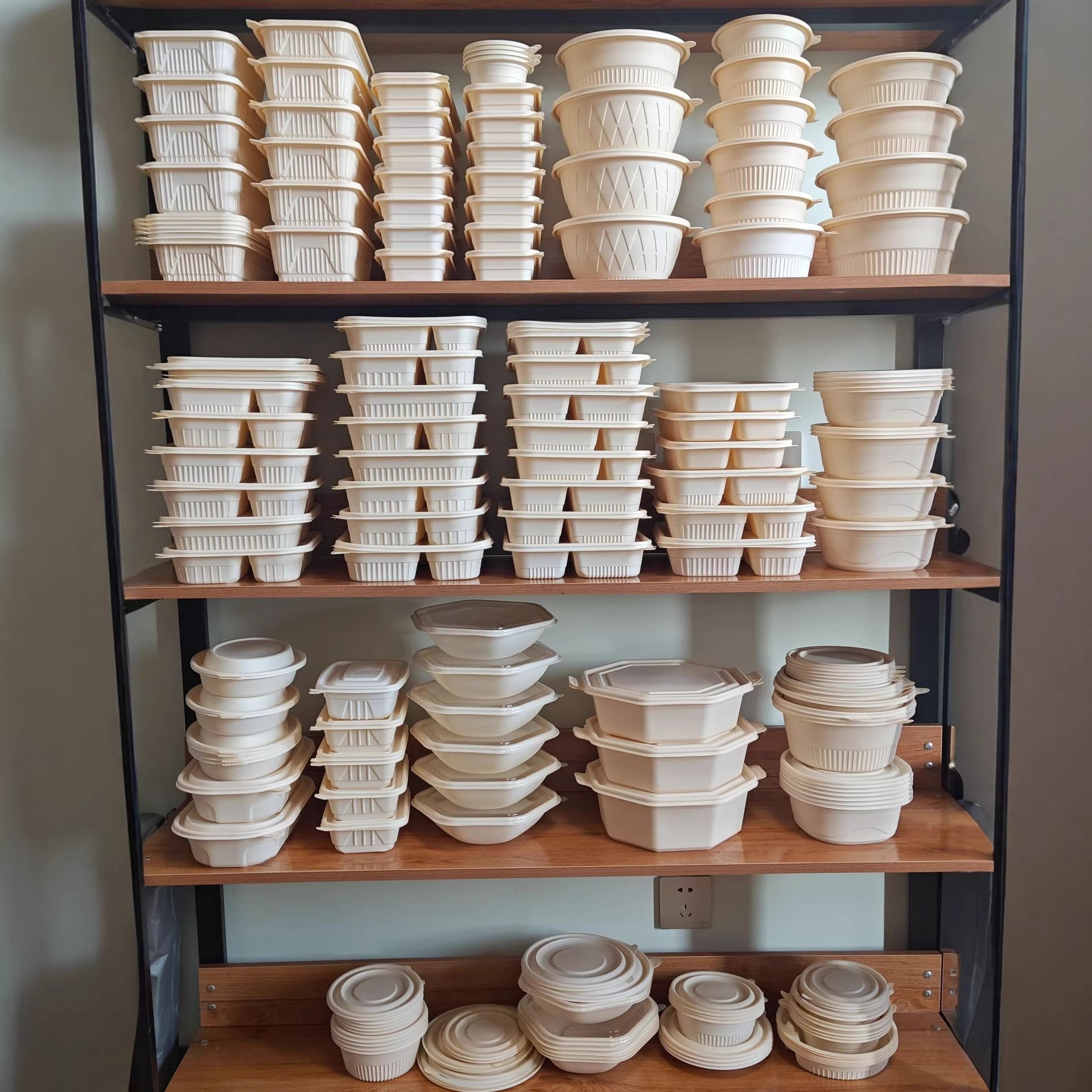 Real cornstarch food container sample range