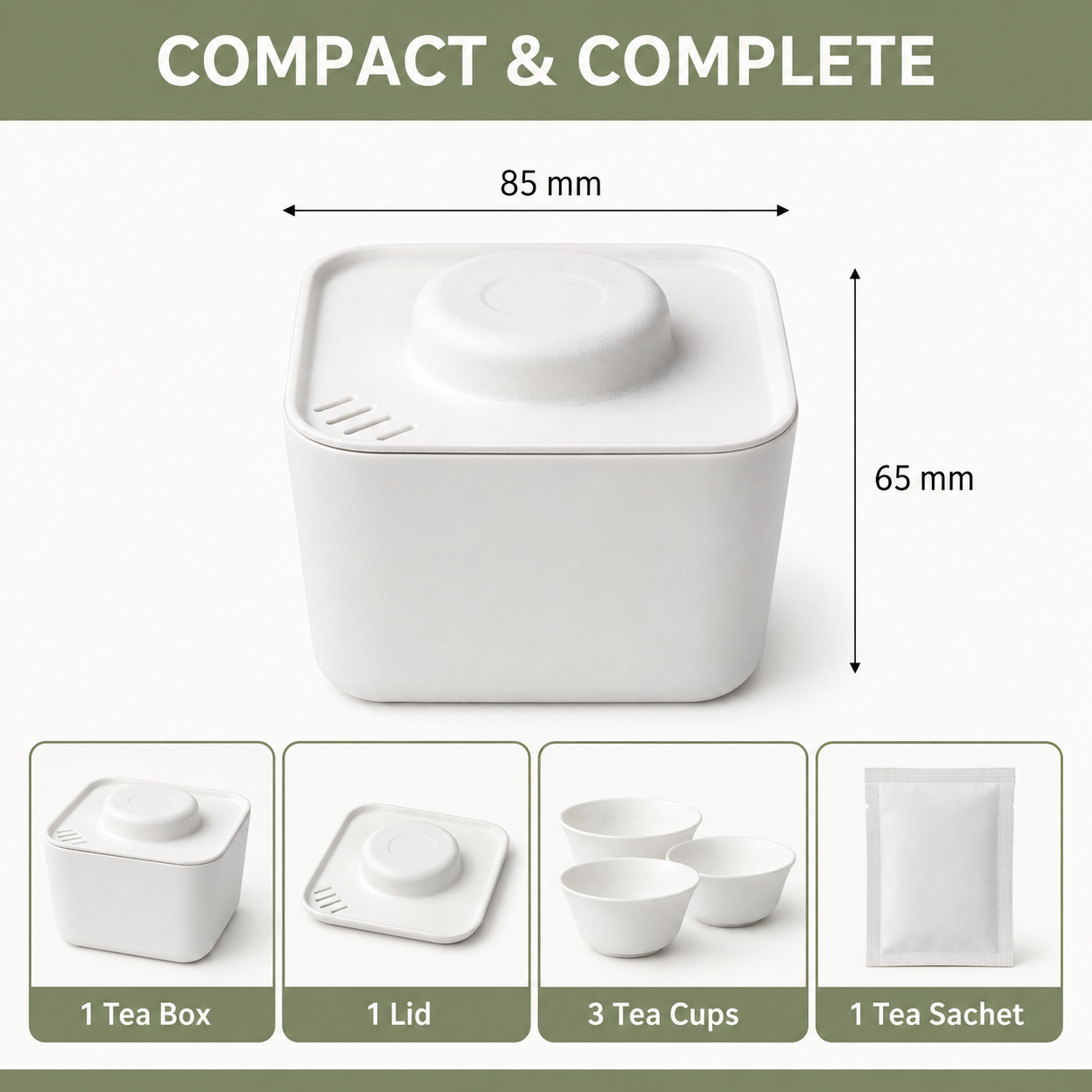 Simple three-step tea brewing process